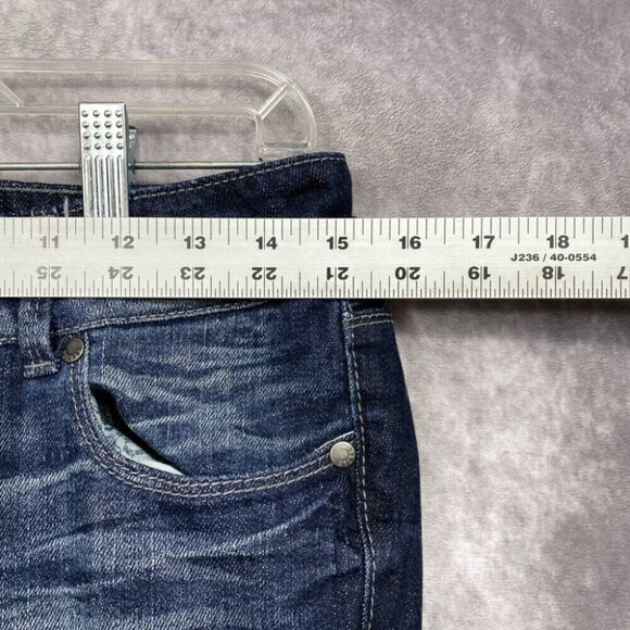 Decree Jeans Boot Cut Womens 5 Blue Dark Wash Stretch Denim Casual Juniors - Picture 10 of 12